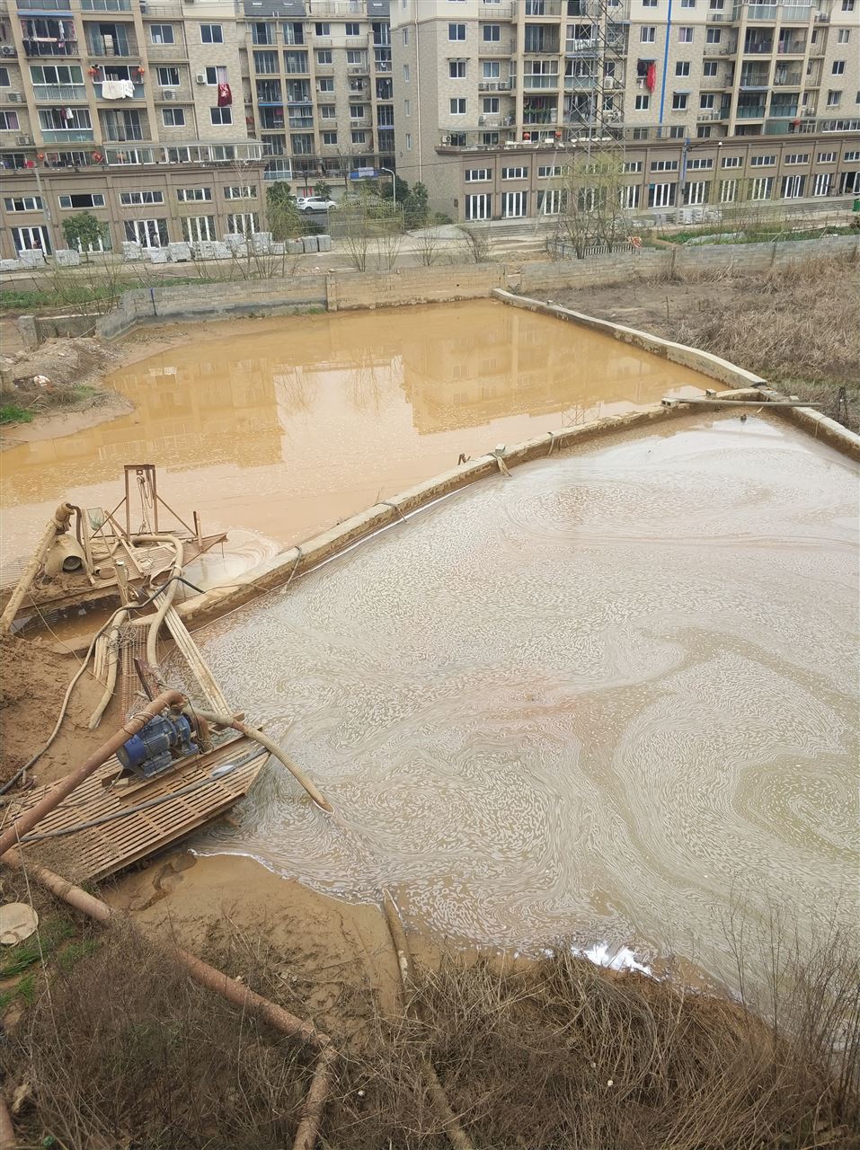 穆棱沉淀池淤泥清理-厂区废水池淤泥清淤